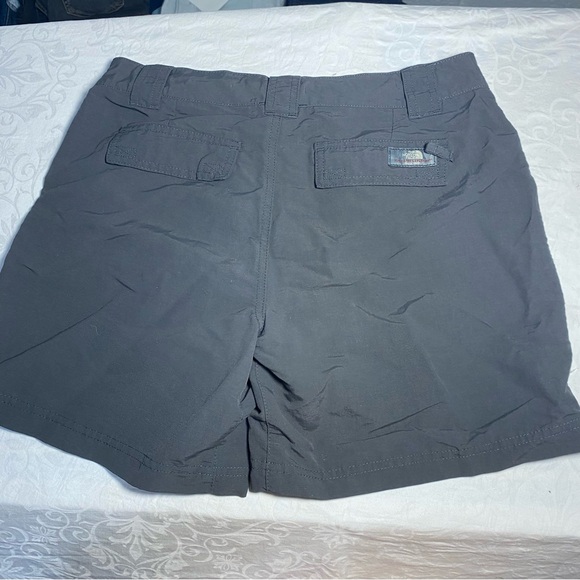 The North Face Womens size 6 Khaki Gray Cargo Hiking Shorts 6.5 inch lightweight - Picture 7 of 13